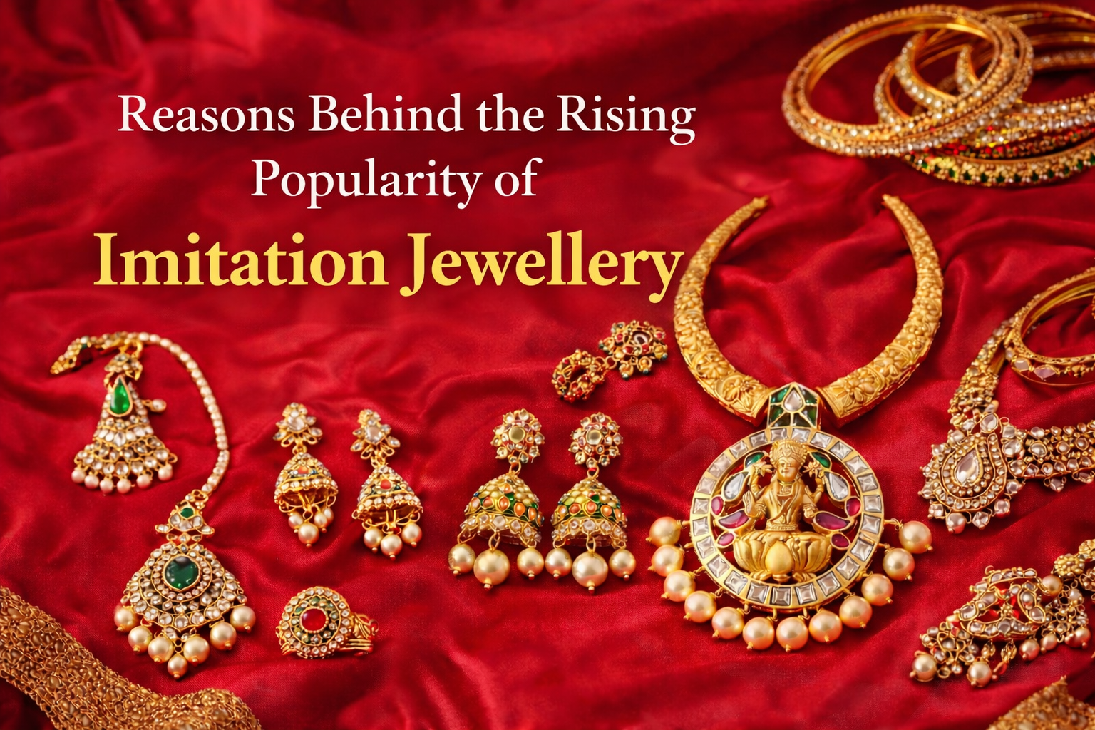 imitation jewellery collection showcasing and why imitation jewellery is becoming popular?