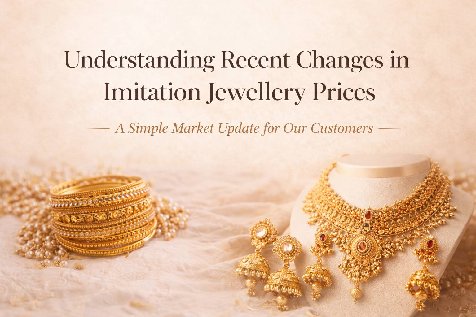 Imitation jewellery price update explained by SVK Collections