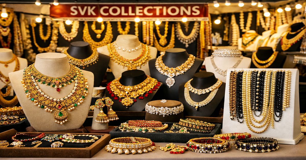 SVK Collections imitation jewellery and fashion collections in Hyderabad.